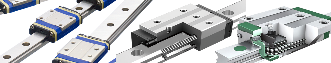 Guia Linear -Sinal Rolamentos Guias lineares disponíveis