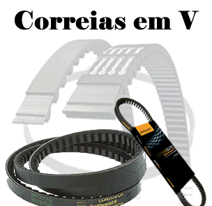 Correias em V - Sinal Rolamentos Correias Indústrias em V