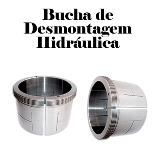 Bucha de Desmontagem Hidráulica | AOH Buchas, porcas, arruelas, rolamentos