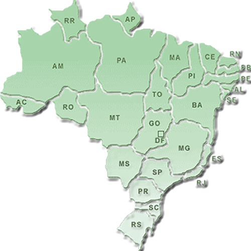 Regiões Atendidas Sinal Rolamentos Atendendo em Todo Territorio Nacional